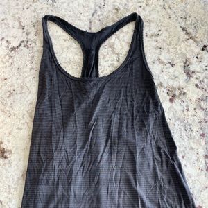SALE lululemon striped black tank